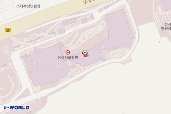 삼성서울병원(P2주차장) 위치 지도 — 서울특별시 강남구 일원로 81