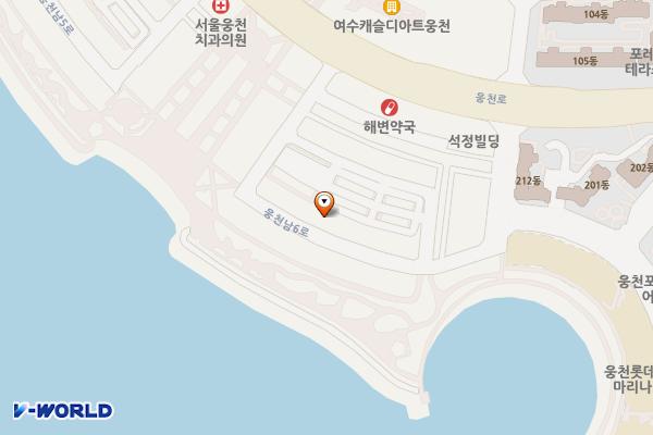 시전동-20 위치 지도 — 전남광주통합특별시 여수시 웅천동 1883-11