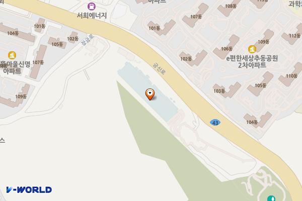 추동근린공원 (추동웰빙공원및신곡실내배드민턴장) 위치 지도 — 경기도 의정부시 금신로257번길 40