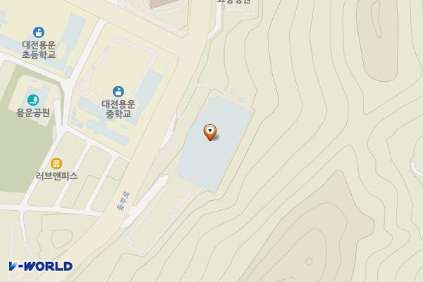 용운국제수영장 위치 지도 — 대전광역시 동구 동부로 138