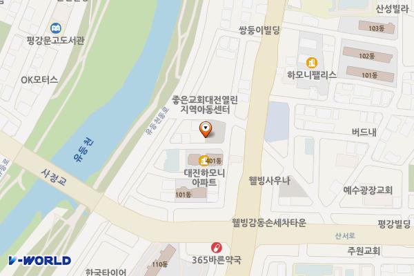 사정동1노외 위치 지도 — 대전광역시 중구 사정동 397