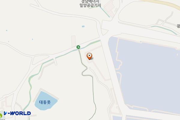농협밀양농산물물류센터 위치 지도 — 경상남도 밀양시 부북면 점필재로 229