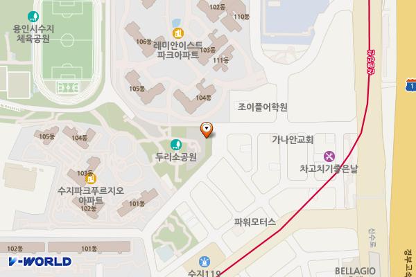 풍덕천제1공영 위치 지도 — 경기도 용인시 수지구 풍덕천로189번길 13
