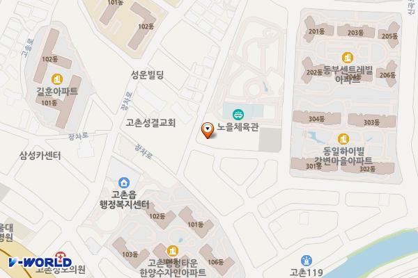 고촌노을 위치 지도 — 경기도 김포시 고촌읍 은행영사정로23번길 52-5