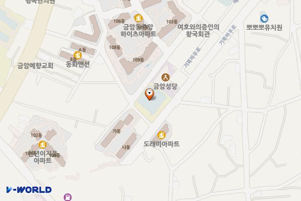 금암도서관 위치 지도 — 전북특별자치도 전주시 덕진구 거북바우로 13