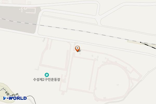 수성구 제2구민운동장 위치 지도 — 대구광역시 수성구 매호동 203
