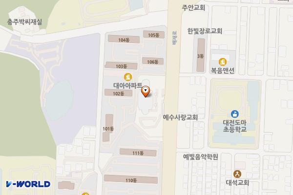 여성가족원 위치 지도 — 대전광역시 서구 배재로 181