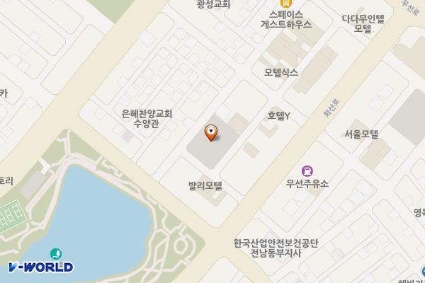 화장동공영주차장 위치 지도 — 전남광주통합특별시 여수시 화장동 795-1