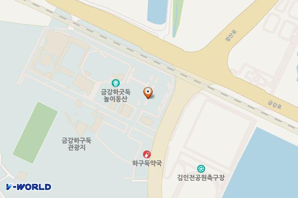 하구둑관광지 위치 지도 — 충청남도 서천군 마서면 도삼리 72