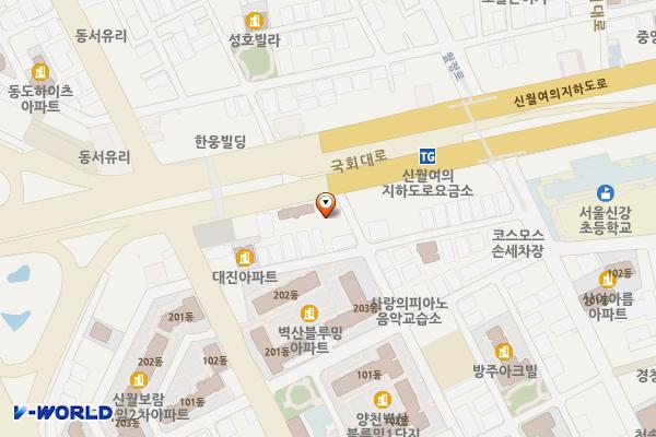 채비스테이 신월 위치 지도 — 서울특별시 양천구 국회대로 36
