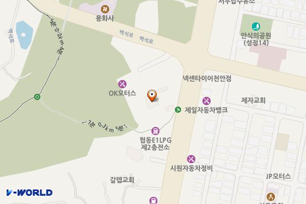 광복운송 위치 지도 — 충청남도 천안시 동남구 서부대로 575