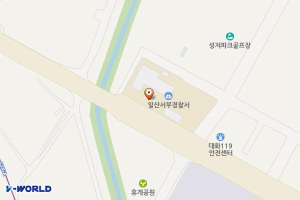 일산서부경찰서 위치 지도 — 경기도 고양시 일산서구 중앙로 1640