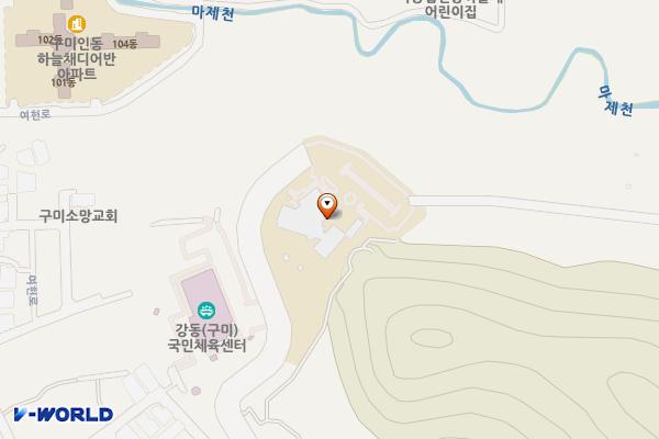 인동동 행정복지센터 위치 지도 — 경상북도 구미시 인동15길 42