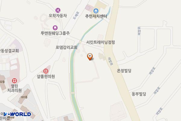 오학동공영주차장 위치 지도 — 경기도 여주시 천송동 288