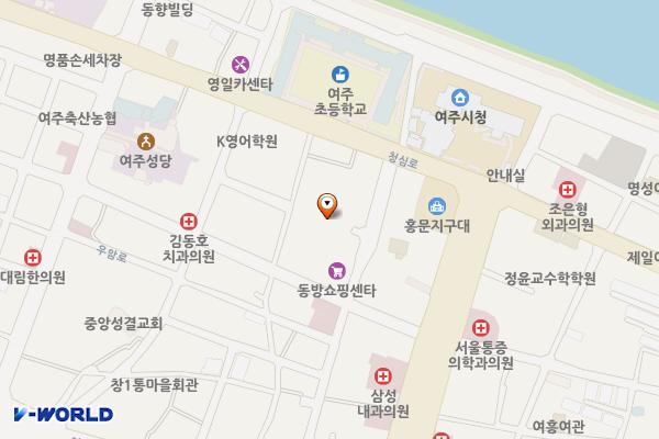 한글시장타워주차장 위치 지도 — 경기도 여주시 창동 32