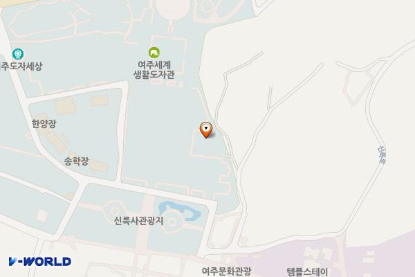 도예문화단지 위치 지도 — 경기도 여주시 천송동 297-23