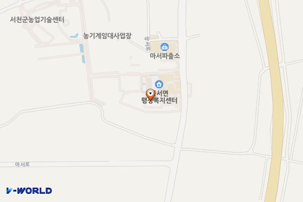 서천군 마서면 주민자치센터 위치 지도 — 충청남도 서천군 마서면 장서로 683