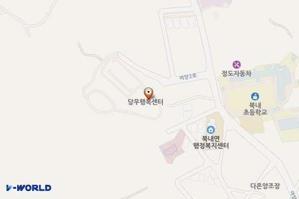 당우행복센터 위치 지도 — 경기도 여주시 북내면 여양2로 311-11