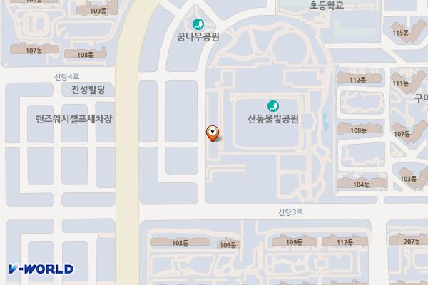 물빛공원(확장단지) 위치 지도 — 경상북도 구미시 산동읍 신당1로 24
