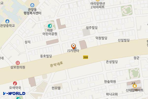 채비스테이 안양평촌 위치 지도 — 경기도 안양시 동안구 관악대로 363