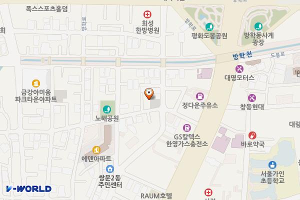 쌍문2동제4공영주차장 위치 지도 — 서울특별시 도봉구 쌍문2동 708-18