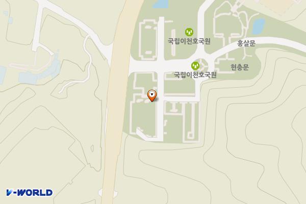 국립이천호국원 위치 지도 — 경기도 이천시 설성면 노성로 260