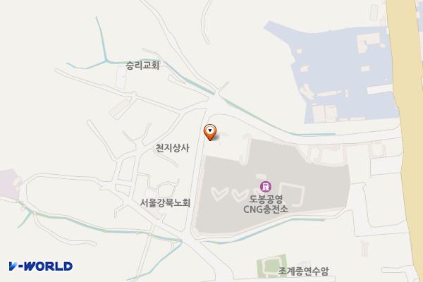 도봉권역 공영차고지 위치 지도 — 서울특별시 도봉구 도봉동 341-1