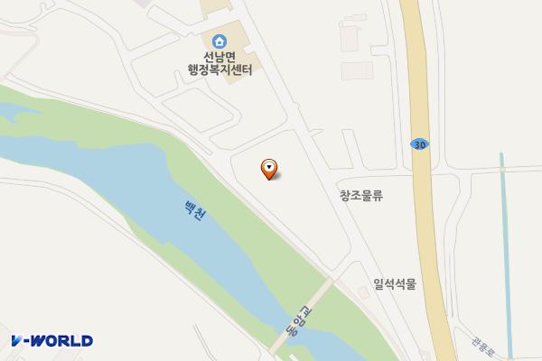 성주반다비체육센터 위치 지도 — 경상북도 성주군 선남면 관화길 108