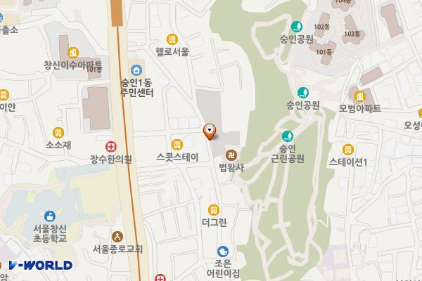 숭인공영주차장 위치 지도 — 서울특별시 종로구 숭인동 57-117