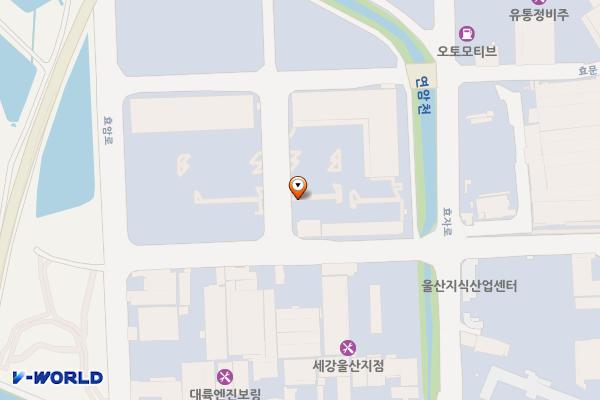 울산물류터미널주차장 위치 지도 — 울산광역시 북구 산성로 19