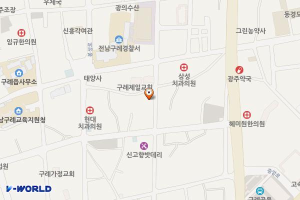 새마을금고 인근 주차장 위치 지도 — 전남광주통합특별시 구례군 구례읍 봉남리 317