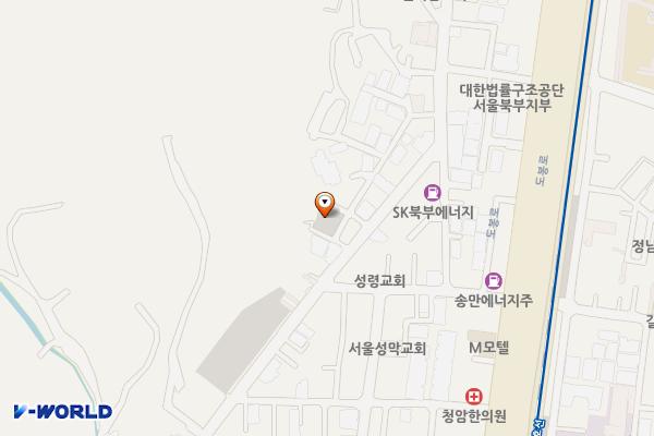 도봉1동제1공영주차장 위치 지도 — 서울특별시 도봉구 도봉동 599-34