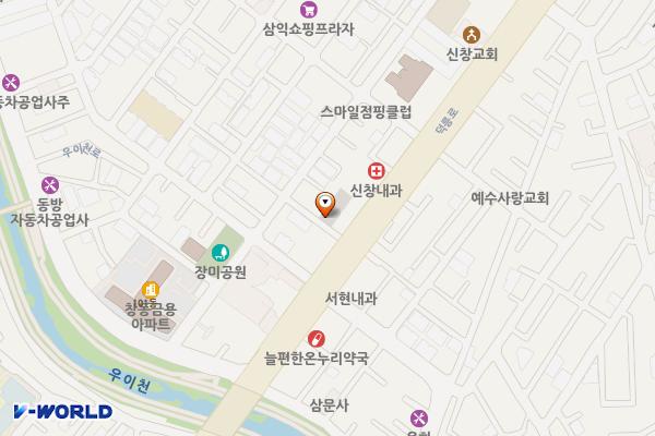 창2동제3공영주차장 위치 지도 — 서울특별시 도봉구 창동 578-4