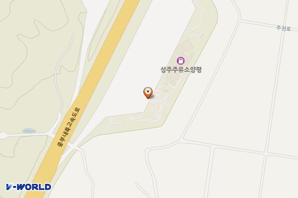 성주휴게소(양평방향) 위치 지도 — 경상북도 성주군 초전면 중부내륙고속도로 98