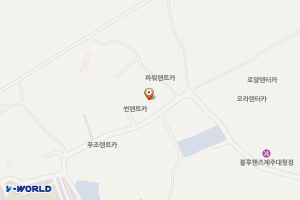 썬렌터카 주차장 위치 지도 — 제주특별자치도 제주시 오일장중길 115