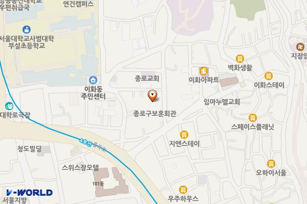 이화공영주차장 위치 지도 — 서울특별시 종로구 율곡로19길 17-3