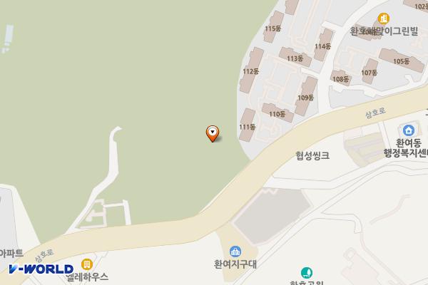 환호근린공원(북측)주차장3 위치 지도 — 경상북도 포항시 북구 환호동 426-3