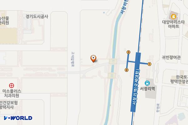 서정리역지하공영주차장 위치 지도 — 경기도 평택시 고덕갈평로 86