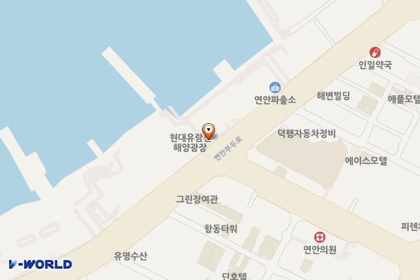 염부두민영노외주차장 위치 지도 — 인천광역시 제물포구 연안부두로 24-1