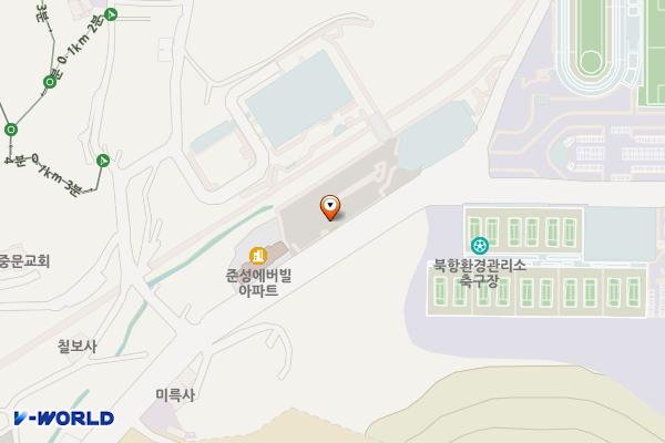 장애인국민체육센터 위치 지도 — 전남광주통합특별시 여수시 진남체육관길 74