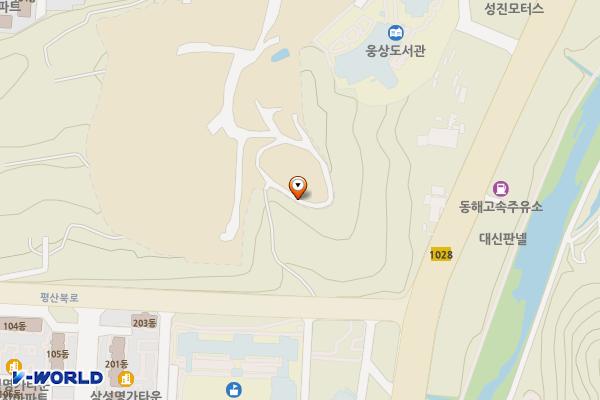 웅상센트럴파크 위치 지도 — 경상남도 양산시 주진동 산63-2