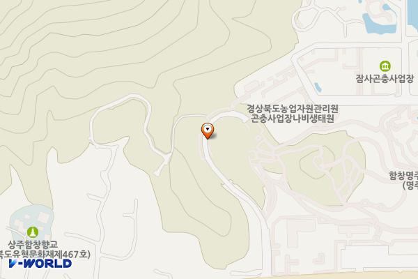 한국한복진흥원 위치 지도 — 경상북도 상주시 함창읍 무운로 1591
