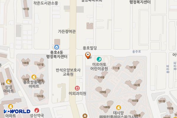 용호2동 복합청사 위치 지도 — 부산광역시 남구 용호로 224-1