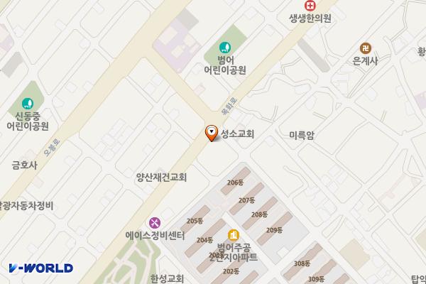 신동중공영주차장 위치 지도 — 경상남도 양산시 물금읍 범어리 650-1