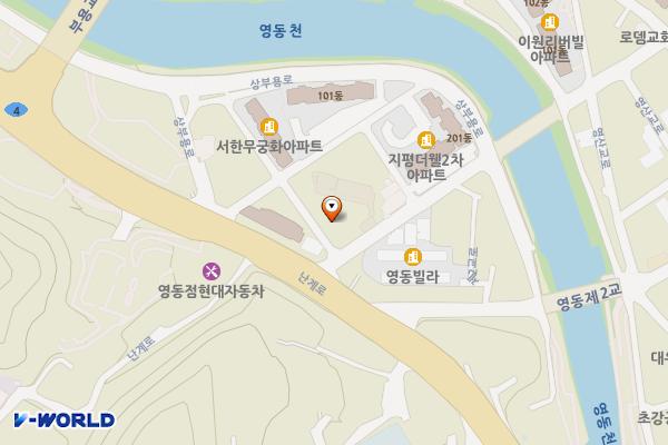 부용리공영주차장 위치 지도 — 충청북도 영동군 영동읍 부용리 419-2