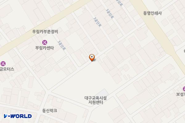대구시_제3산단 혁신지원센터 및 복합문화센터 위치 지도 — 대구광역시 북구 팔달북로8길 30