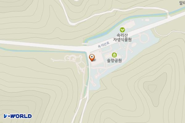 솔향공원주차장 위치 지도 — 충청북도 보은군 속리산면 속리산로 600