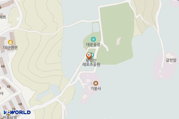황령산레포츠공원 위치 지도 — 부산광역시 부산진구 진남로328번길 99