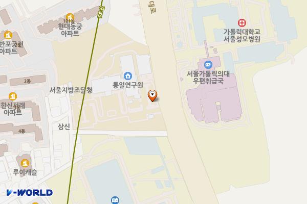 서울지방조달청 위치 지도 — 서울특별시 서초구 반포대로 217
