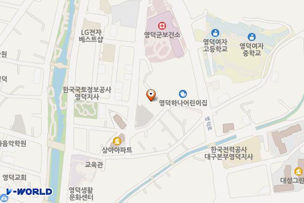 미래인재양성관(영덕군) 위치 지도 — 경상북도 영덕군 영덕읍 도매샛길 24